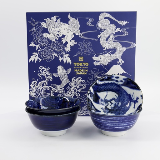 Mixed Bowls Giftset 4pcs 14.7x6.9cm 500m