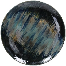 Platou albastru, 47x47 cm