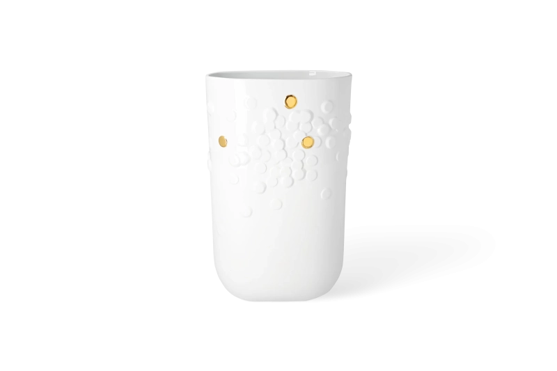 Vază de podea Punct auriu XL, H50 cm