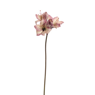 Amaryllis mare artificial, 80 cm, lila