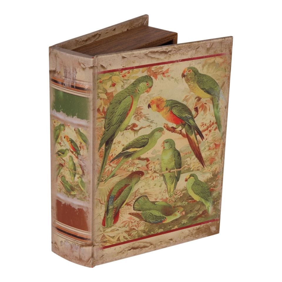 Cutie tip carte Parrots, 23 cm