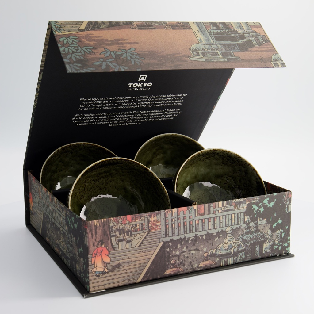 Shinryoku Green 4pcs Bowl Giftset