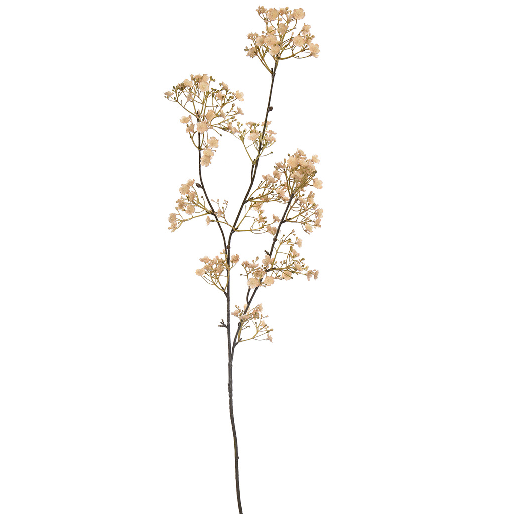 Ramură gypsophila mare, 106 cm, bej