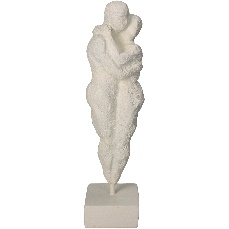 Statuetă Îmbrățișare, ivoriu, 32x8x8 cm