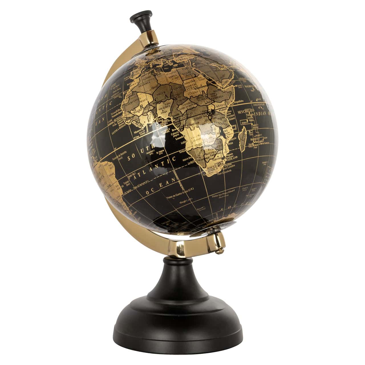 Decorative object Jilly black/gold