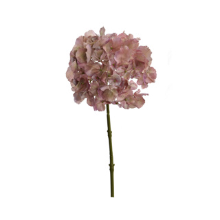 Hortensie artificială, 49 cm, mov