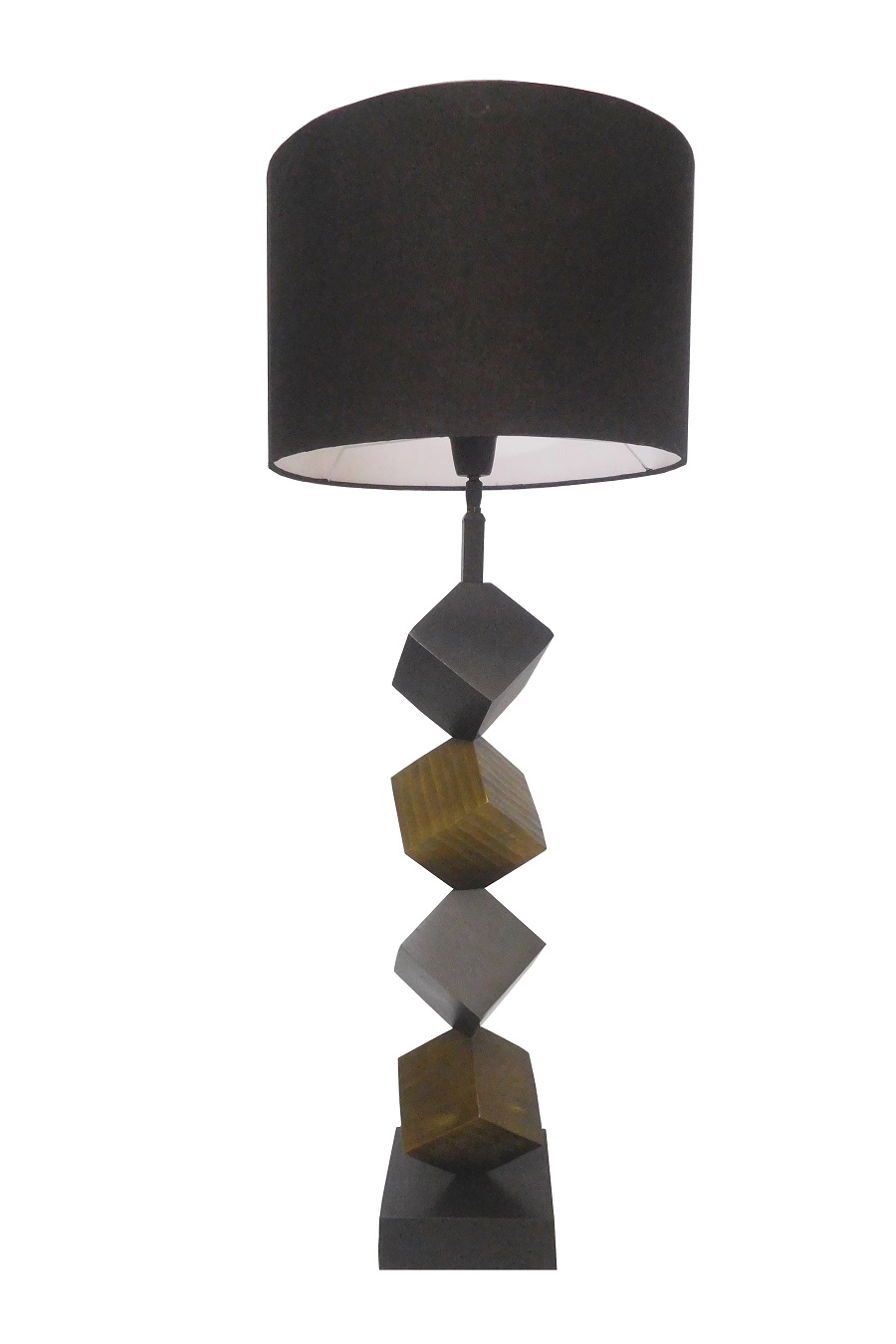 lampcubic black/antgold+black shade 102h