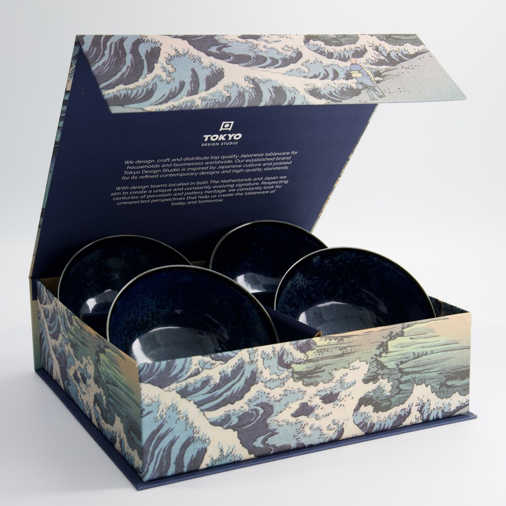 Cobalt Blue 4pcs Bowl Giftset