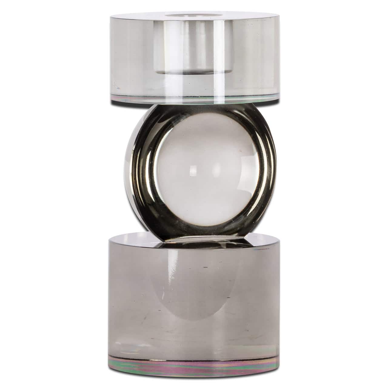 Candle holder Jennyl grey small