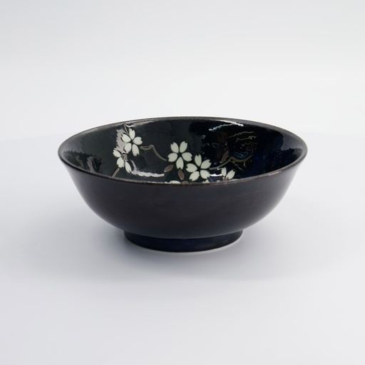 Bol ramen Sakura albastru cobalt, 19,5x7,5 cm