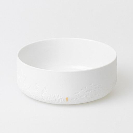 Bol UWW cu căluț de mare și coral, D18,3 cm, H7 cm
