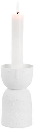 Sfeșnic din porțelan Porcelain Tales Stella, D6 cm, H10 cm