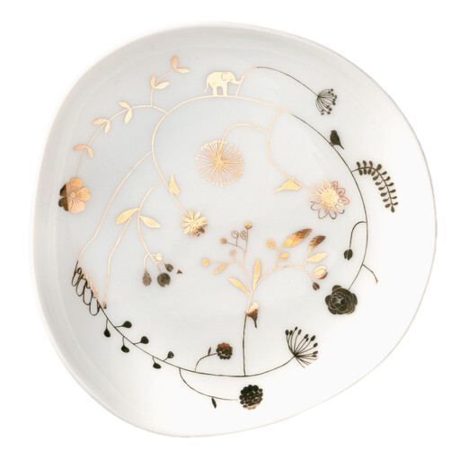 Bol Wonderland auriu, 9x5,5 cm