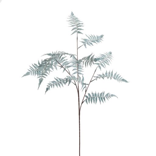 Ferigă pudrată artificială, 95 cm, gri