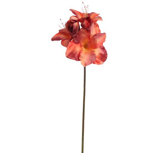 Amaryllis mare artificial, 80 cm, mov