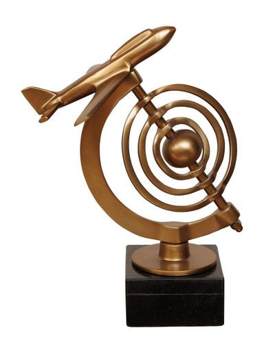 Decorațiune Aviator pe soclu