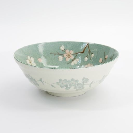 Bol ramen Fujisakura verde, 21x7,8 cm, 1000 ml
