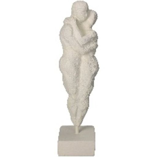 Statuetă Îmbrățișare, ivoriu, 32x8x8 cm