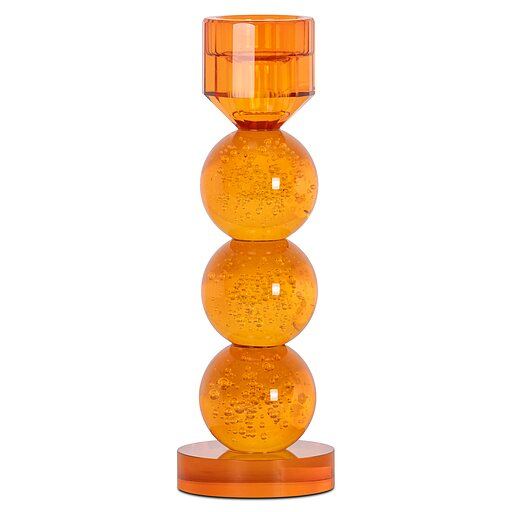 Candle holder Raylan orange small