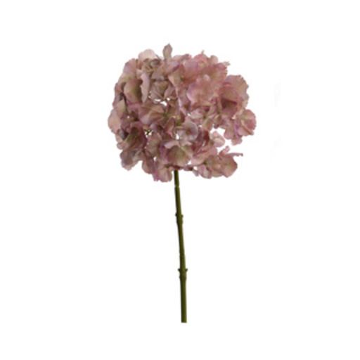 Hortensie artificială, 49 cm, mov