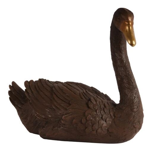Lebădă din rășină, 31 cm