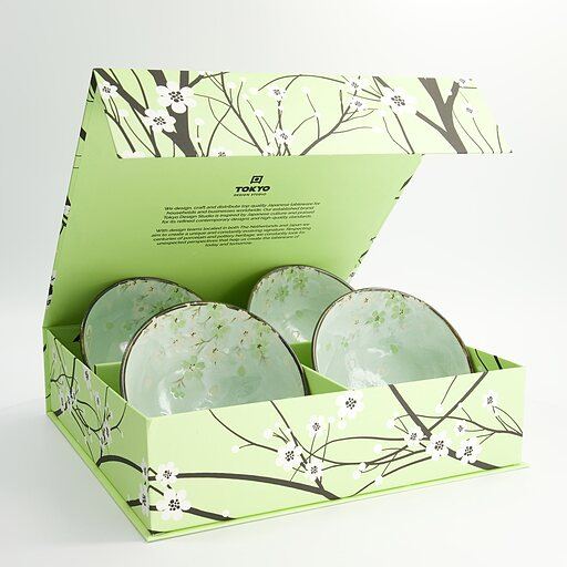Green Cosmos Bowl Giftset 4pcs