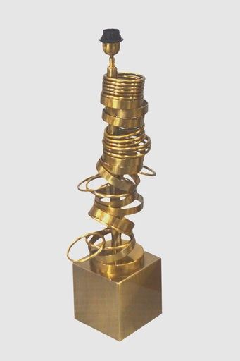 Lampă Kayan, fier antichizat lucios, 15x71 cm