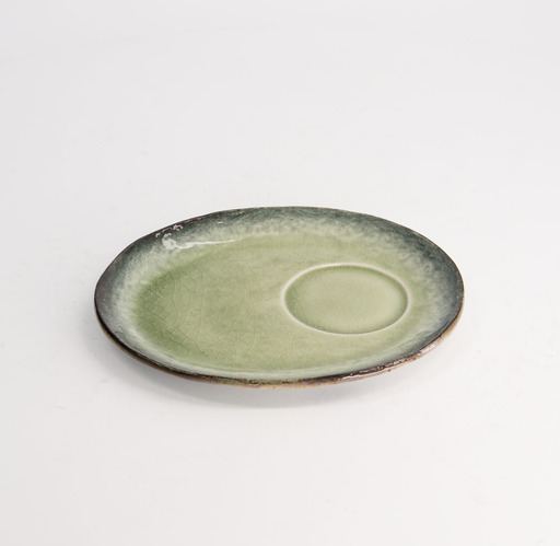 Farfurioară Yamasaku verde, 18x14 cm