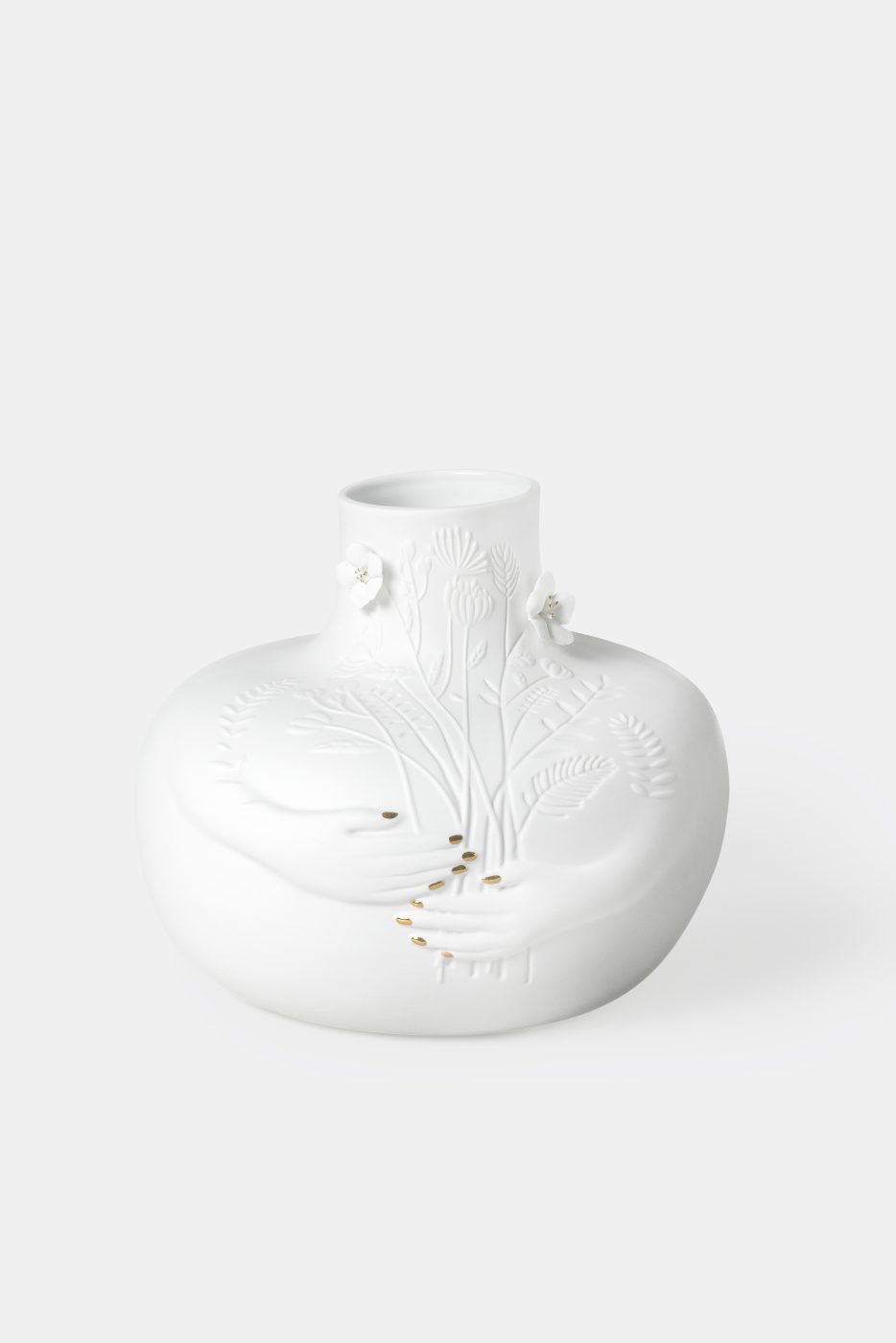 Picture Vase bunch flowers D23 H19,5