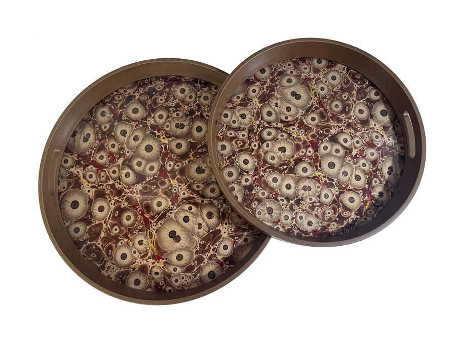 Round tray sea urchin d46x4,5h