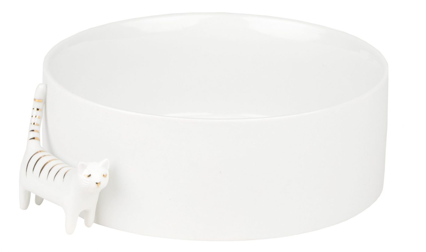 Bol cu pisică, D14,3 cm, H5 cm