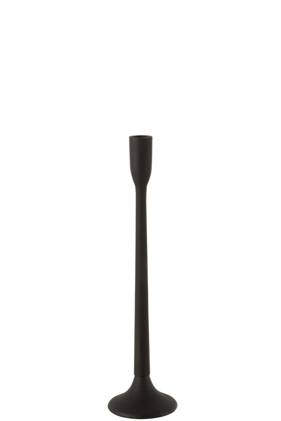 Sfeșnic metalic mat negru, L, 10,5 cm
