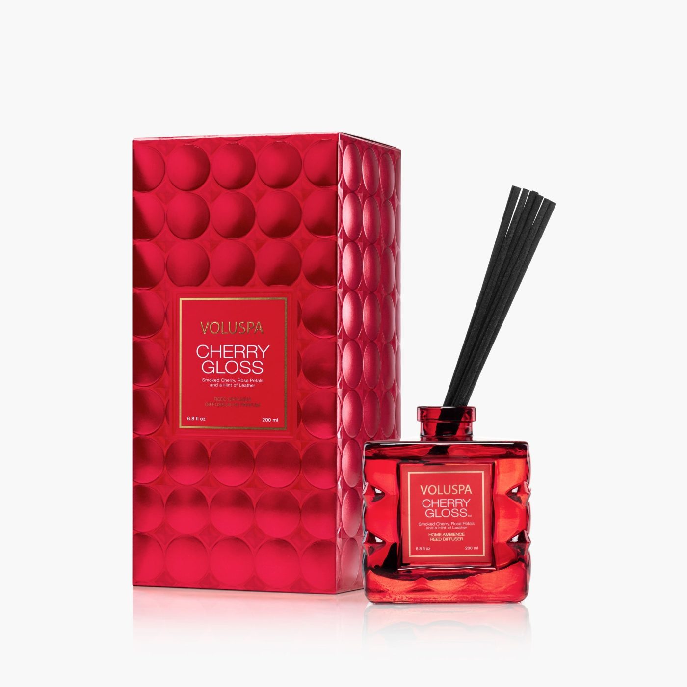 Difuzor cu bețișoare Cherry Gloss, 200 ml