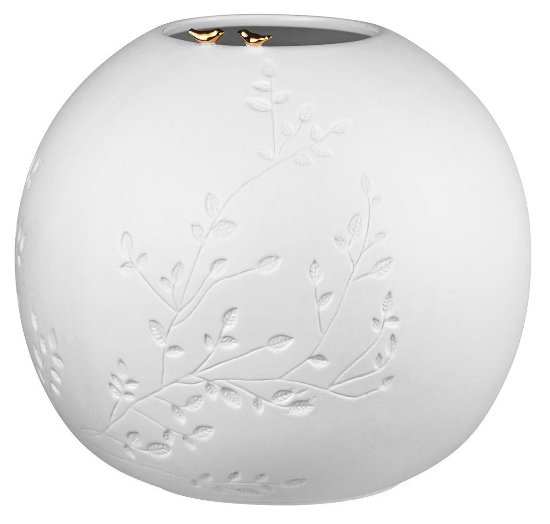 Porcelain stories Bird Vase D25 H22cm