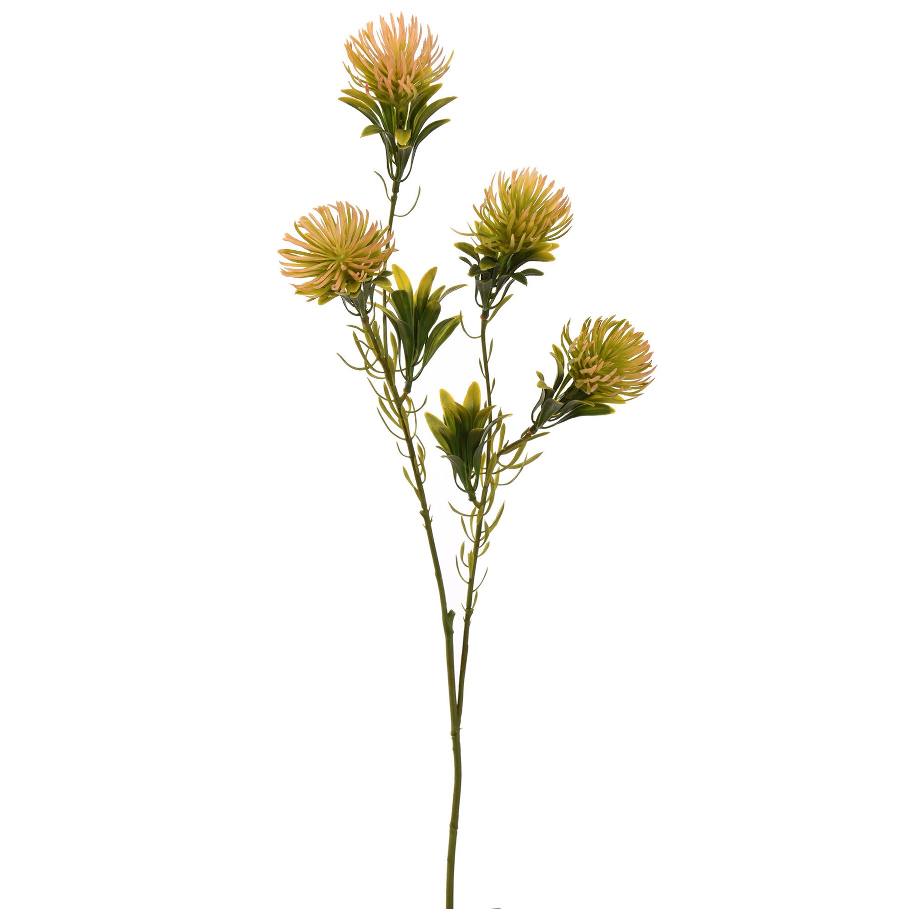 Ramură garofițe artificiale, 60 cm, piersică
