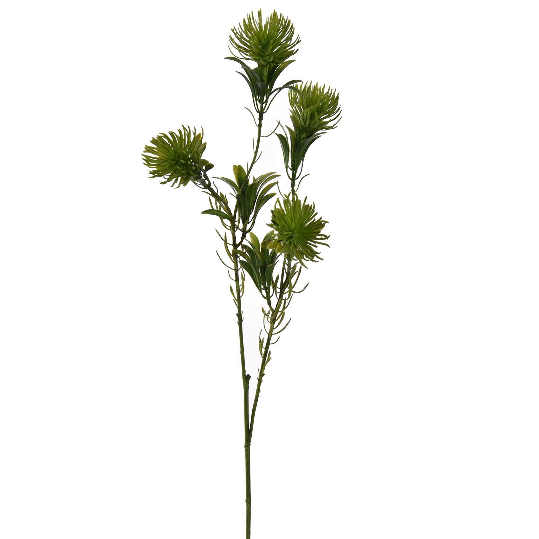 Ramură garofițe artificiale, 60 cm, verde